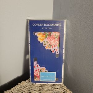 Draper James Floral Corner Bookmarks Set of 2 Leatherette